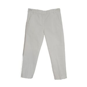 NWT Crewcuts Girl's White Flat Front Pants